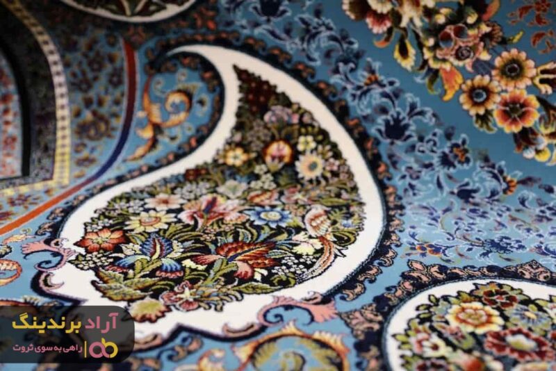 خرید فرش ماشینی گل ابریشم مشهد