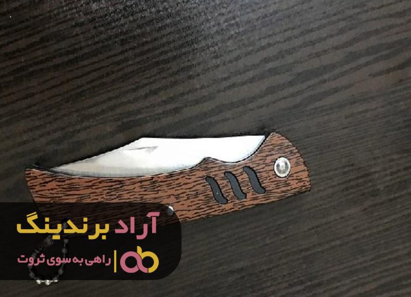 قیمت چاقو شکاری تاشو دست ساز با غلاف